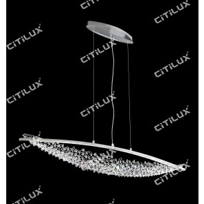 Ship-Shaped Hollow Crystal Chandelier Citilux