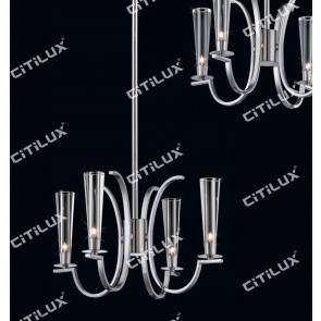 Minimalist Cool Crystal Chandelier Small Citilux