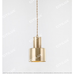 Copper American Single Metal Chandelier Citilux