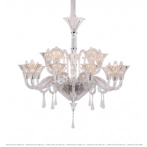 Light Luxury Glass Crystal Chandelier Large Citilux