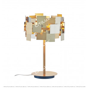 Postmodern Irregular Metal Table Lamp Citilux