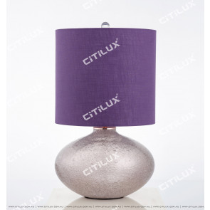 Art Bubble Glass Purple Table Lamp Citilux