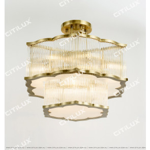 Modern And Simple Chinese Glass Tube Ceiling Lamp Citilux