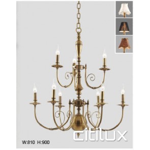 Arncliffe Classic European Style Brass Pendant Light Elegant Range Citilux