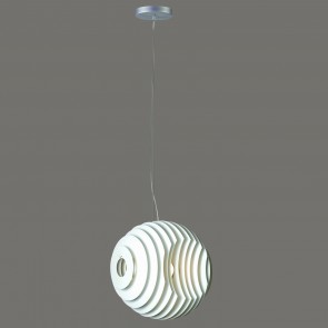 Coco Pendant Lamp in White Arte Vetro