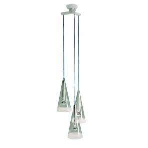 Foxy Pendant Lamp in Clear Glass Arte Vetro