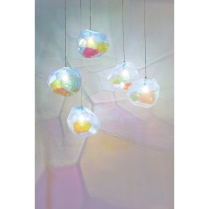 PA029140 Pendant Light Asteroid Petrol by Innermost