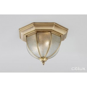 Balmain Classic Brass Made Flush Mount Ceiling Light Elegant Range Citilux
