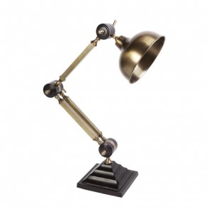 Orin One Light Table Lamp in Antique Brass CAFE Lighting