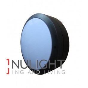 BULKHEAD BUNKER Surface Mounted CFL Black Round 20W ES IP54 CLA