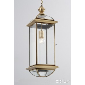 Clareville Classic Outdoor Brass Pendant Light Elegant Range Citilux