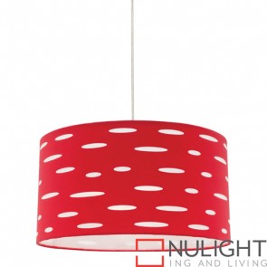 Darcy 1 Light Red Pendant COU