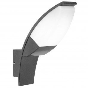 Panama 1 Light Outdoor Wall Light in Anthracite Eglo Lighting