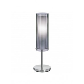 Pinto Nero 1 Light Table Lamp in Nickel Matt Eglo Lighting