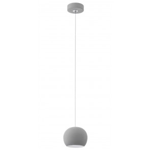 Pratella One Round Light Pendant in Grey Eglo Lighting