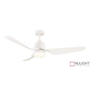 Manly 1300 DC Ceiling Fan with LED Light White MEC