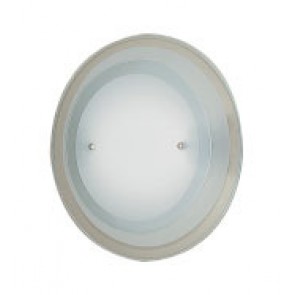 Italian One Light X-Large Round Oyster Light Fiorentino