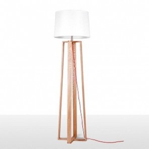 Sweden 1 Light Floor Lamp in Beige Fiorentino Lighting