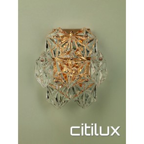 Ginny 2 Lights Wall Light Rose Gold Citilux
