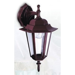 Byron Small  Down Exterior Coach Wall Lantern in Australian Powder Coat Hermosa Lighting