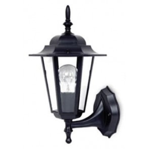 Byron Smalll Up Exterior-Coach Wall Lantern in Australian Powder Coat Hermosa Lighting
