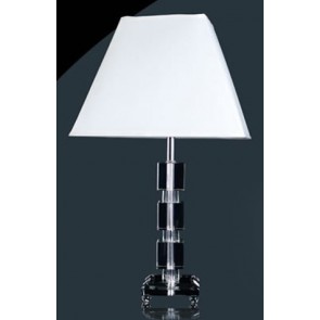 Crystal Brook Table Lamp BRA321 with Neutral Shade Hermosa Lighting