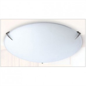 Lugarno Flush Mount Ceiling Light with High Output Frostc Hermosa Lighting