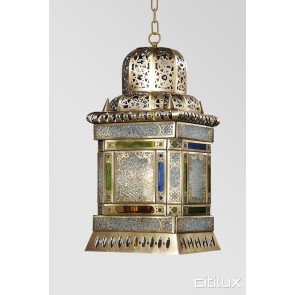 Hornsby Heights Traditional Brass Pendant Elegant Range Citilux