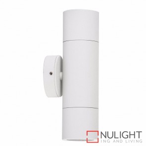 White Up/Down Wall Pillar Light  2X 10W Gu10 Led Cool White HAV
