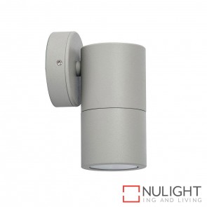Silver Single Fixed Wall Pillar Light 10W Gu10 Led Cool White HAV