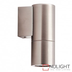 Stainless Steel Single Fixed Wall Pillar Light 5W Gu10 Led Warm White HV1171W HAV