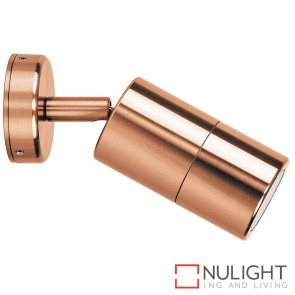Solid Copper Single Adjustable Wall Pillar Light 5W Mr16 Led Warm White HAV