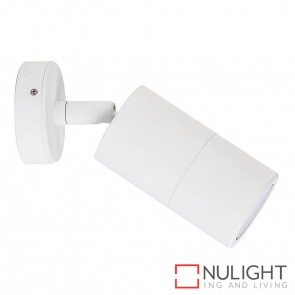 White Single Adjustable Wall Pillar Light 10W Gu10 Led Cool White HAV