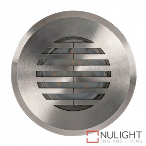 316 Stainless Steel Round Inground/ Driveway Light With Grill 5W Mr16 Led Warm White HAV