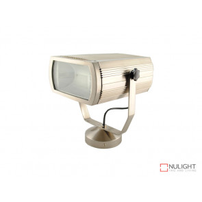 Surface Mounted 150W Metal Halide Floodlight Satin Chrome (Body Only) VBL