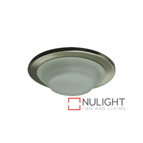 Vibe 35W Low Voltage Stepped Glass Bathroom Downlight In Satin Chrome VBL