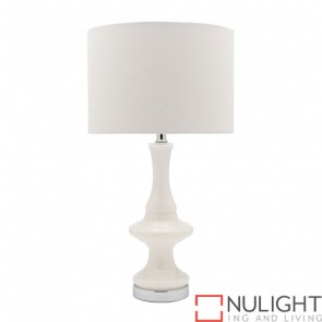 Lalah 1 Light Table Lamp White COU