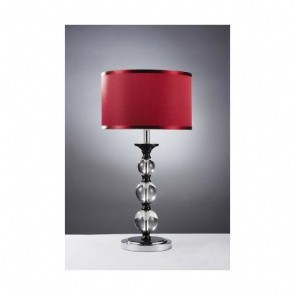 Table Lamp 1118 in Chrome / Nickel Lummax