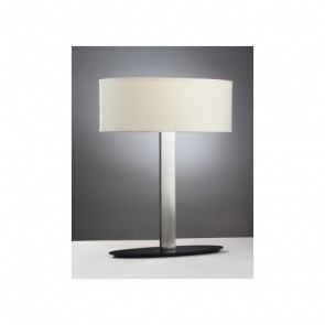 Table Lamp 1134 in Nickel and Painted Black Lummax