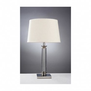 Table Lamp 1172 in Transparent / Nickel Lummax