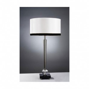 Table Lamp 1386 with Nickel Base Lummax