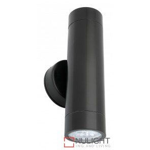 Albany LED Up and Down Exterior Wall Light Black MEC