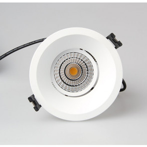9W Dimmable anti-glare LED downlight in warm white 3000K