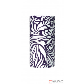 E27 Purple Floral pattern cylinder  shade ORI