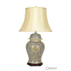 Lifen Chinese Ceramic Table Lamp With Shade ORI