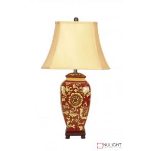 Daoming Chinese Ceramic Table Lamp With Shade ORI