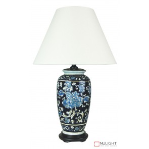 Yanyu Chinese Ceramic Table Lamp With Shade ORI