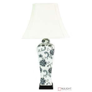 Meigui Floral Chinese Table Lamp With Shade ORI