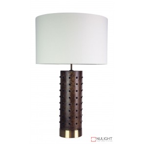 Ivar Leather-Look Complete Table Lamp ORI