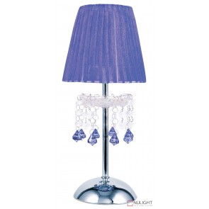 Tizz Touch Lamp Blue And Chrome ORI